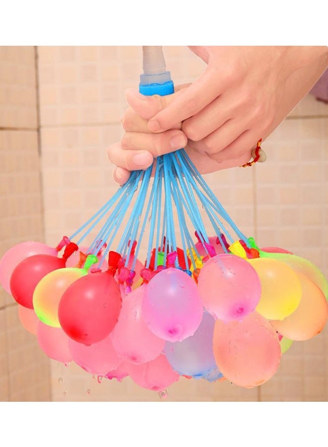 111 Rapid-Filling Self-Sealing Neon Colored Instant Water Balloons for Outdoor Family, Friends, Children Summer Fun (3 Bunches, 111 Balloons) - Image 2